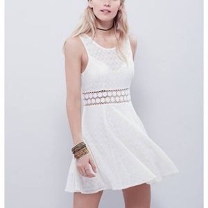 FREE PEOPLE WHITE DAISY WAIST DRESS | 4